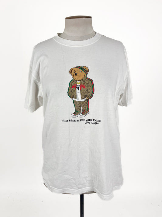 Whole Nine - White T-shirt (Size L)