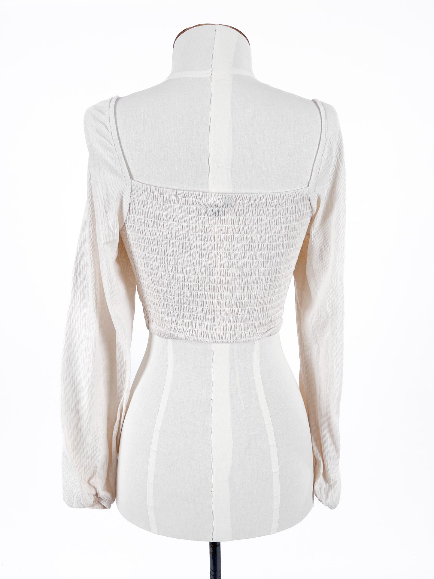 H&M | White Casual/Cocktail Top | Size XS