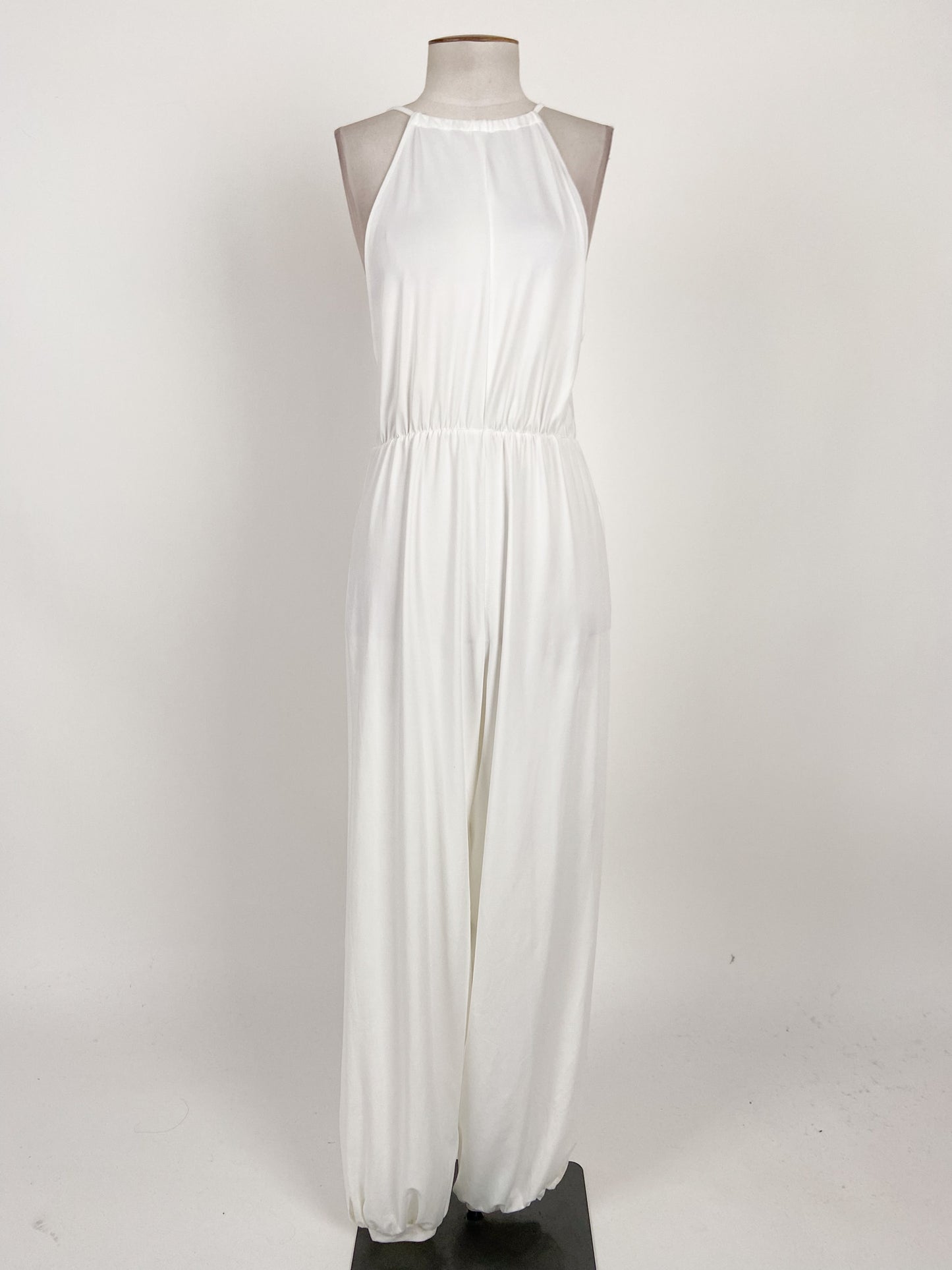 Unknown Brand | White Cocktail Jumpsuit | Size S