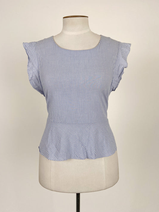 Whistle | Blue Workwear Top | Size 14