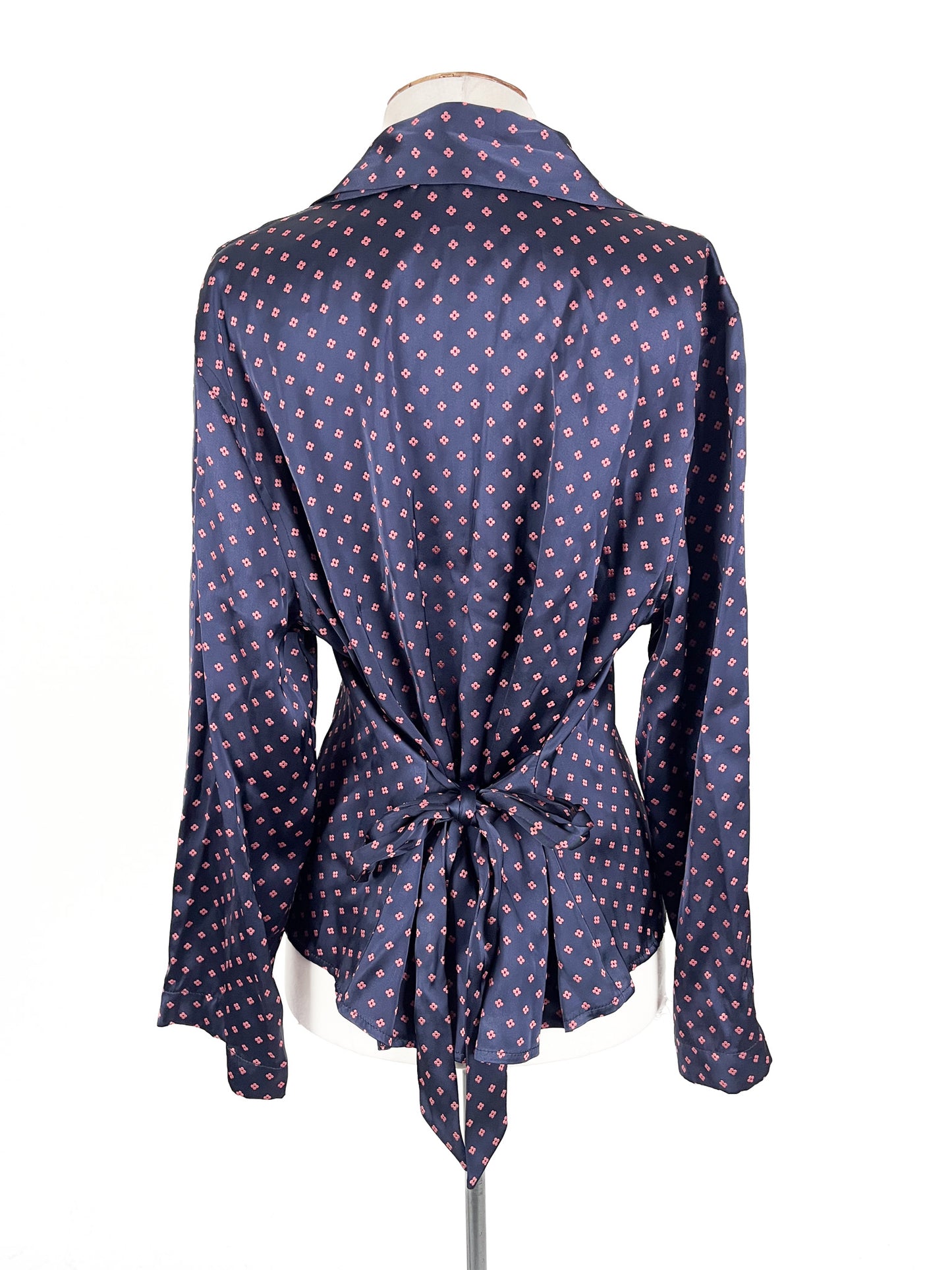 Wallace Rose | Navy Casual Top | Size M