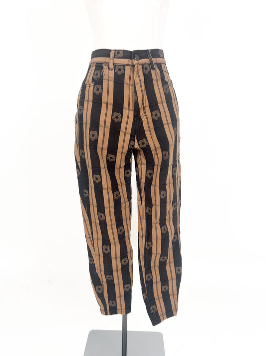 Afends | Multicoloured Boyfriend fit Pants | Size 6