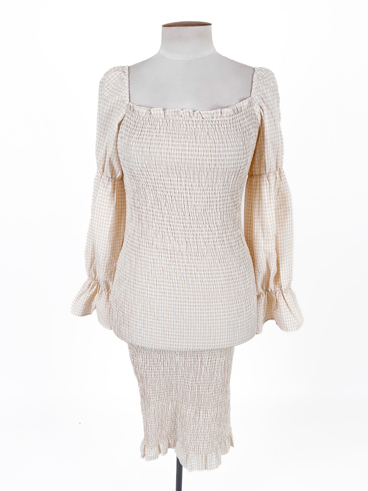 SNDYS | Beige Casual/Cocktail Dress | Size M