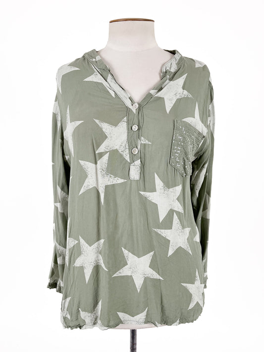 Italian Luxe | Multicoloured Casual Top | Size M