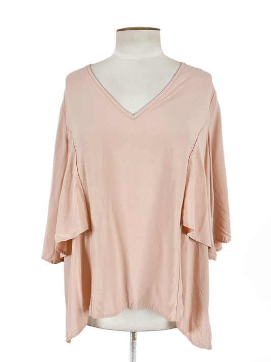 Fate + Becker | Pink Casual Top | Size 14