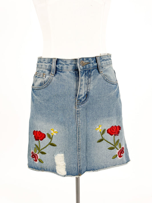 Escort Jeans | Blue Casual Skirt | Size XS