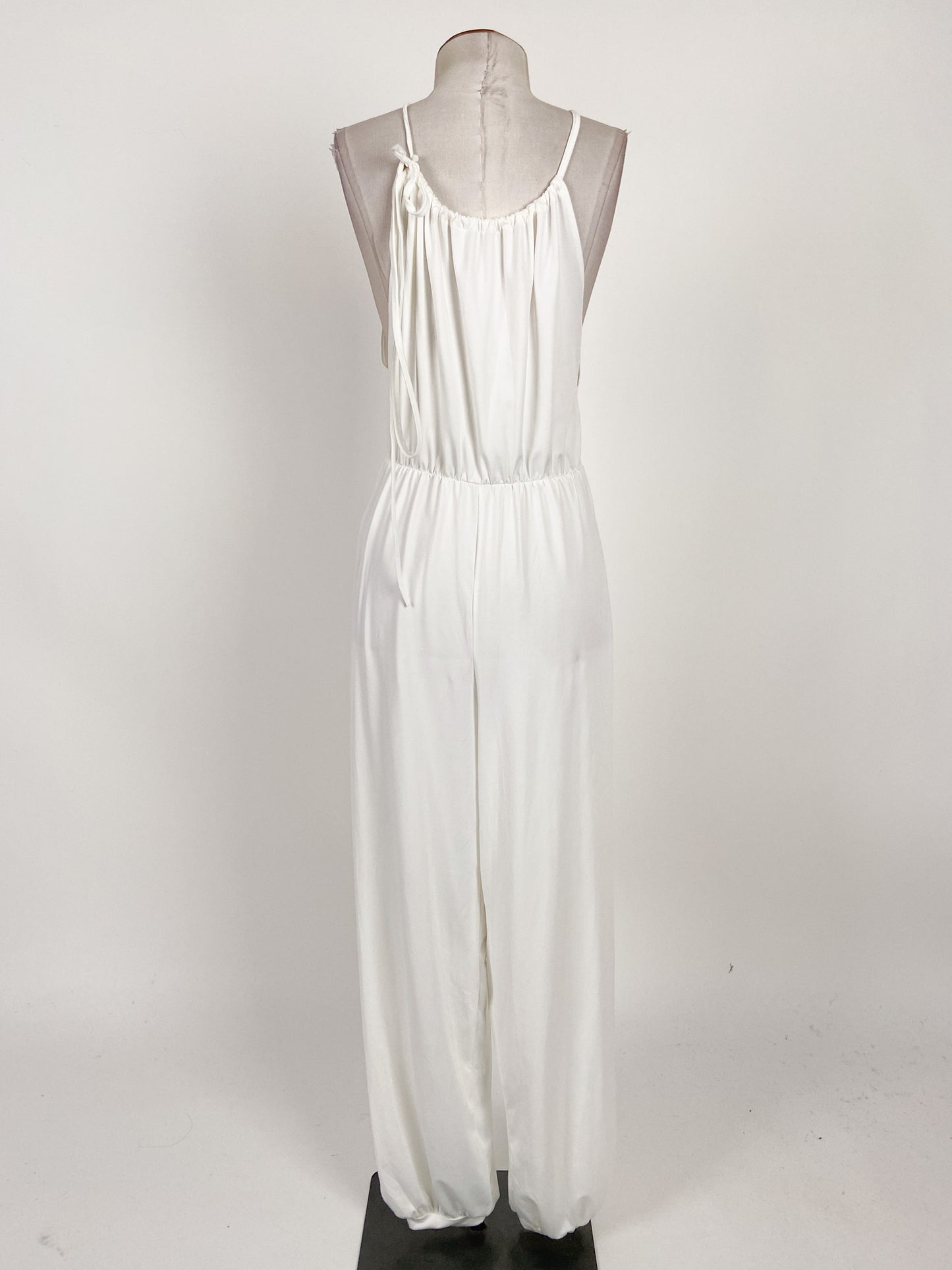 Unknown Brand | White Cocktail Jumpsuit | Size S