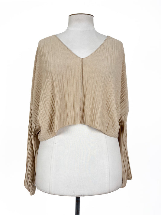 Zara | Beige Casual Top | Size M