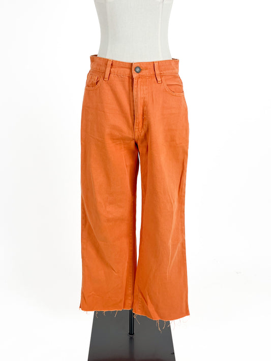 Stradivarius | Orange Casual Jeans | Size 8