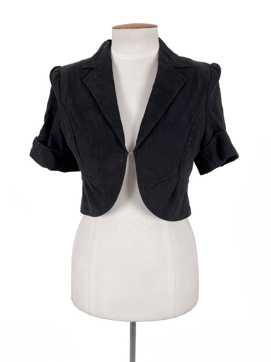 Staxs | Black Workwear Top | Size 10