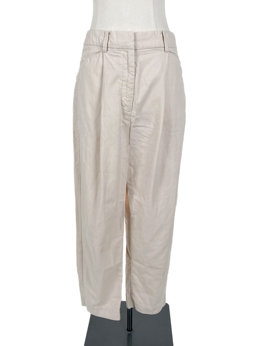 Mango | Beige Straight fit Pants | Size 10