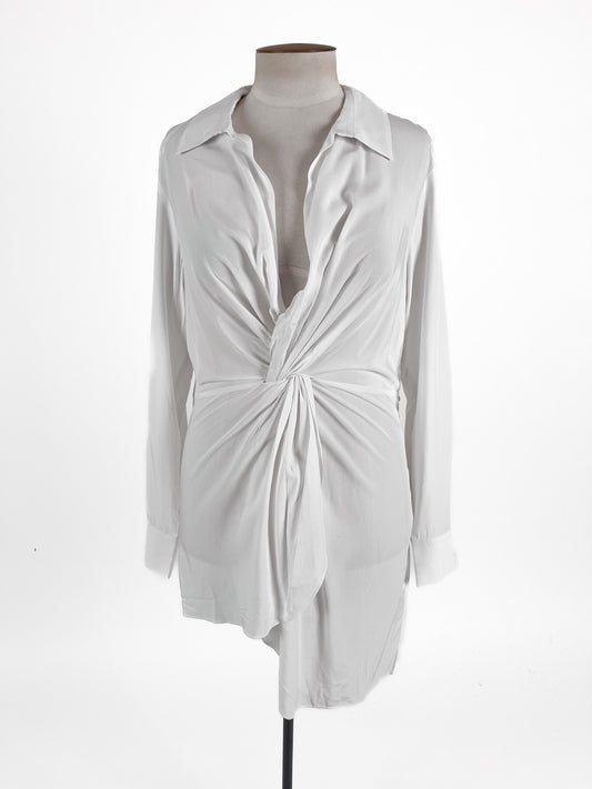 friend of audrey | White Cocktail Dress | Size 12