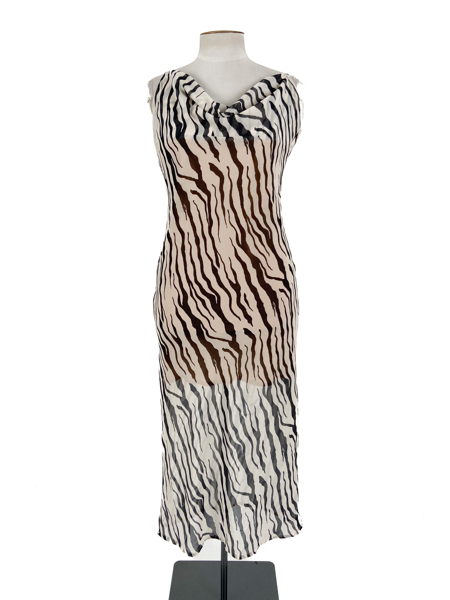 SNDYS - Beige Maxi Dress (Size L)