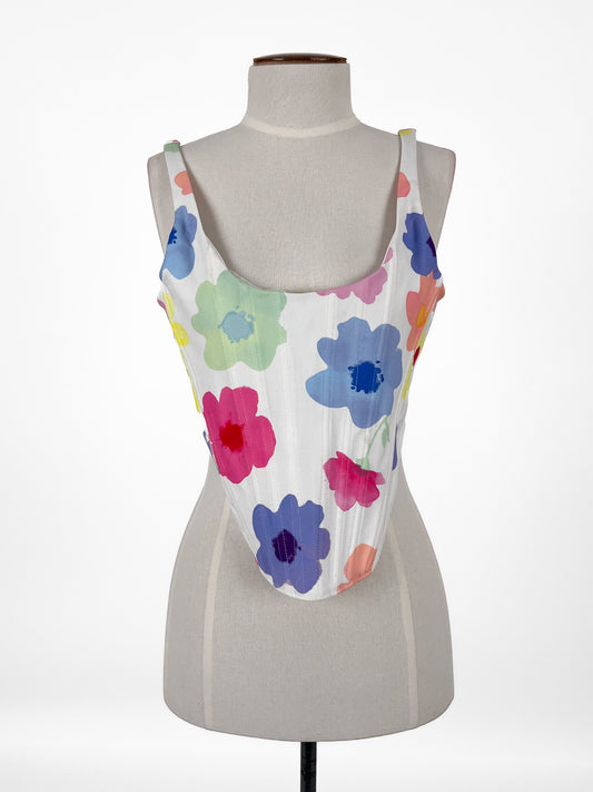 White Fox | Multicoloured Casual/Cocktail Top | Size M