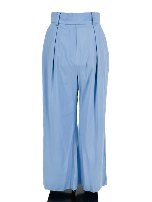 Liam | Blue High waisted Wide leg Pants | Size 8