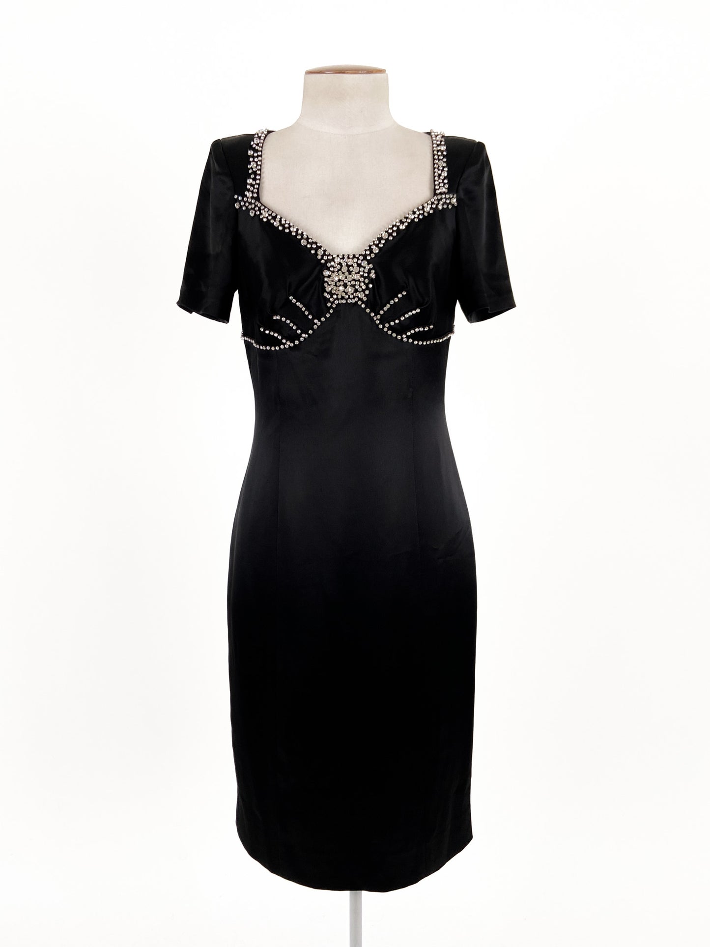 Adrienne Winkelmann | Black Cocktail/Formal Dress | Size 8