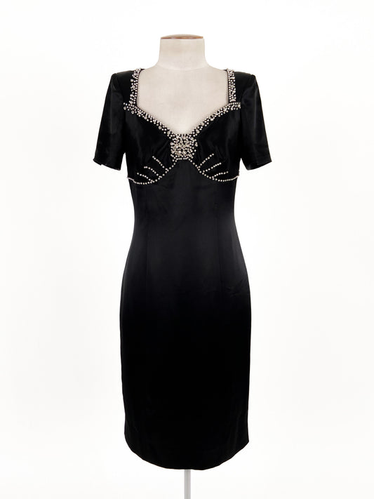 Adrienne Winkelmann | Black Cocktail/Formal Dress | Size 8