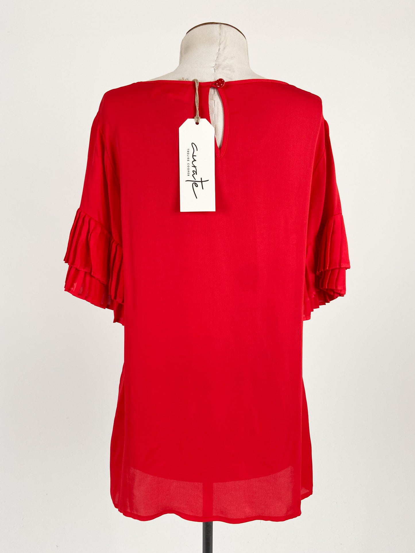 Trelise Cooper | Red Workwear Top | Size XS
