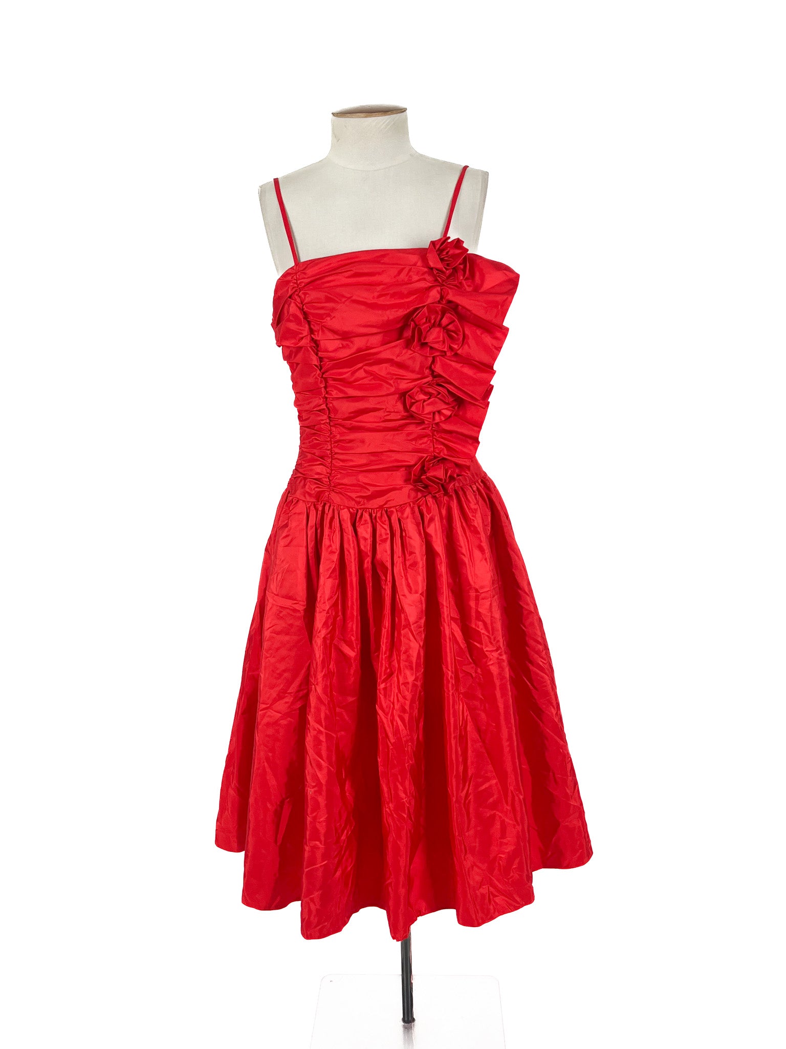 Purple Patch - Red Midi Dress (Size 10)