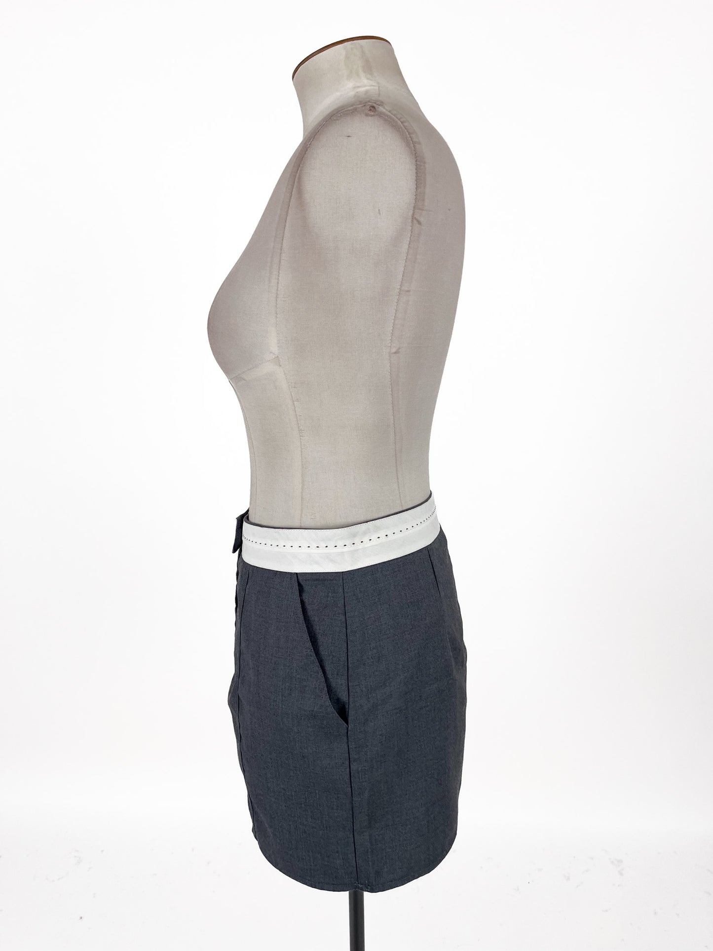 Reclaimed Vintage | Grey Casual Skirt | Size 10