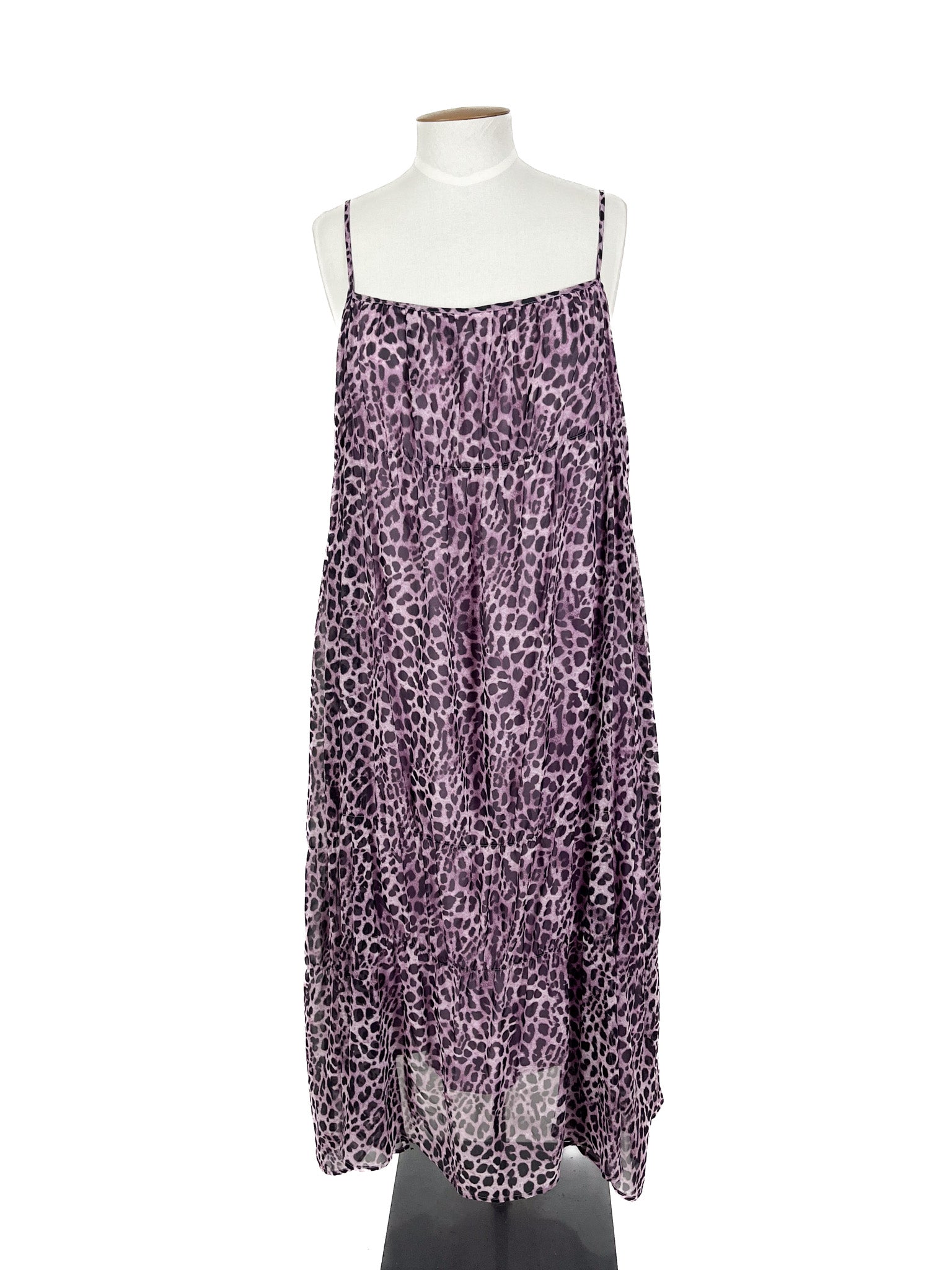 Moochi - Purple Midi Dress (Size 14)
