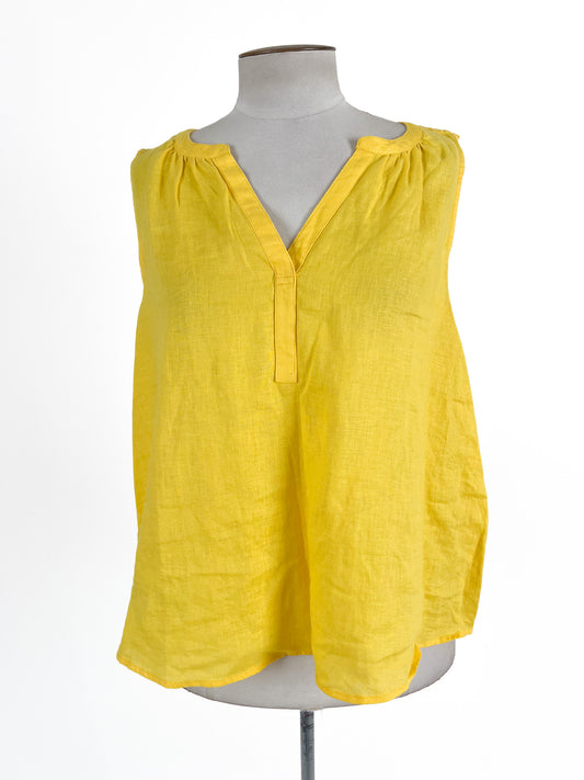 Zest | Yellow Casual Top | Size 18