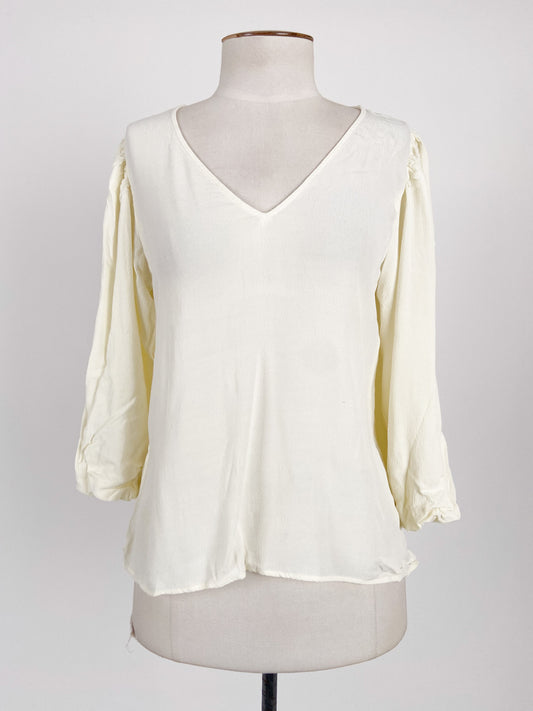Zara | White Casual/Workwear Top | Size S