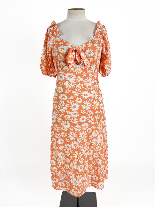 Influence | Orange Casual Dress | Size 14