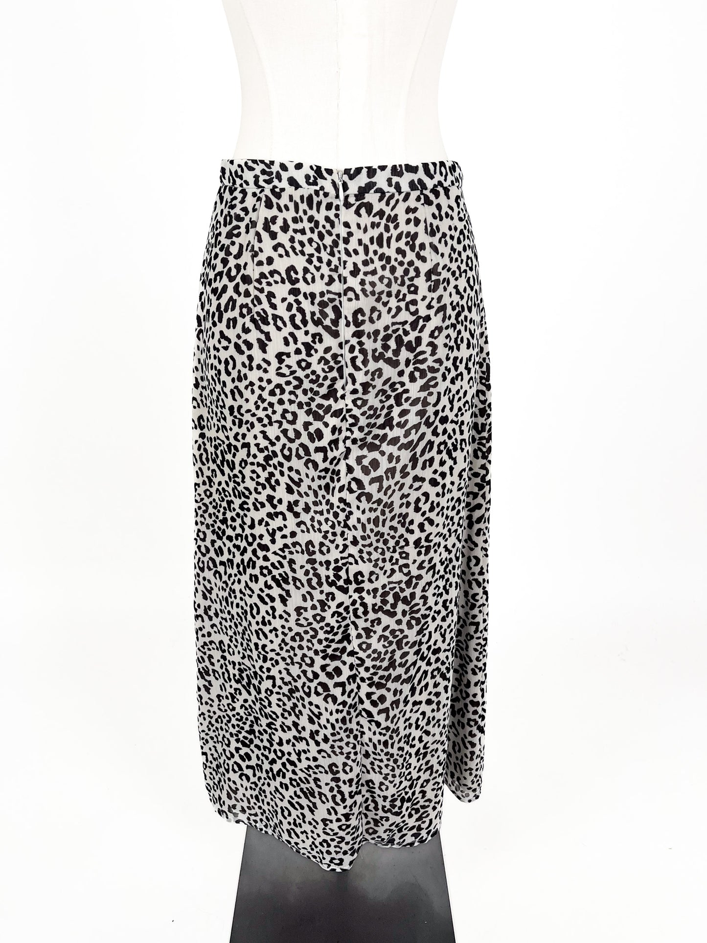 Kookai - Beige Midi Skirt (Size 10)