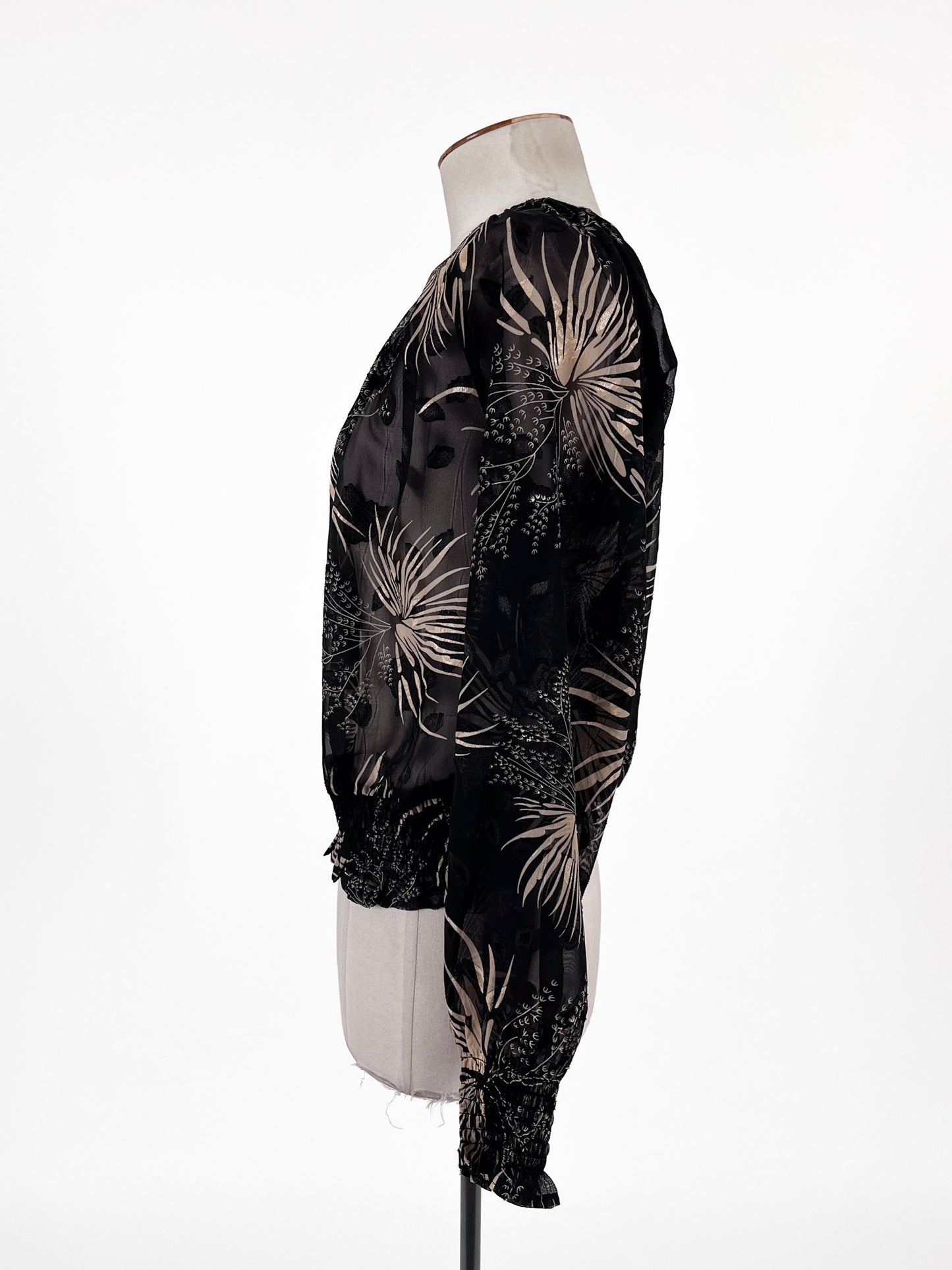 Seeking Lola | Black Casual/Workwear Top | Size 8