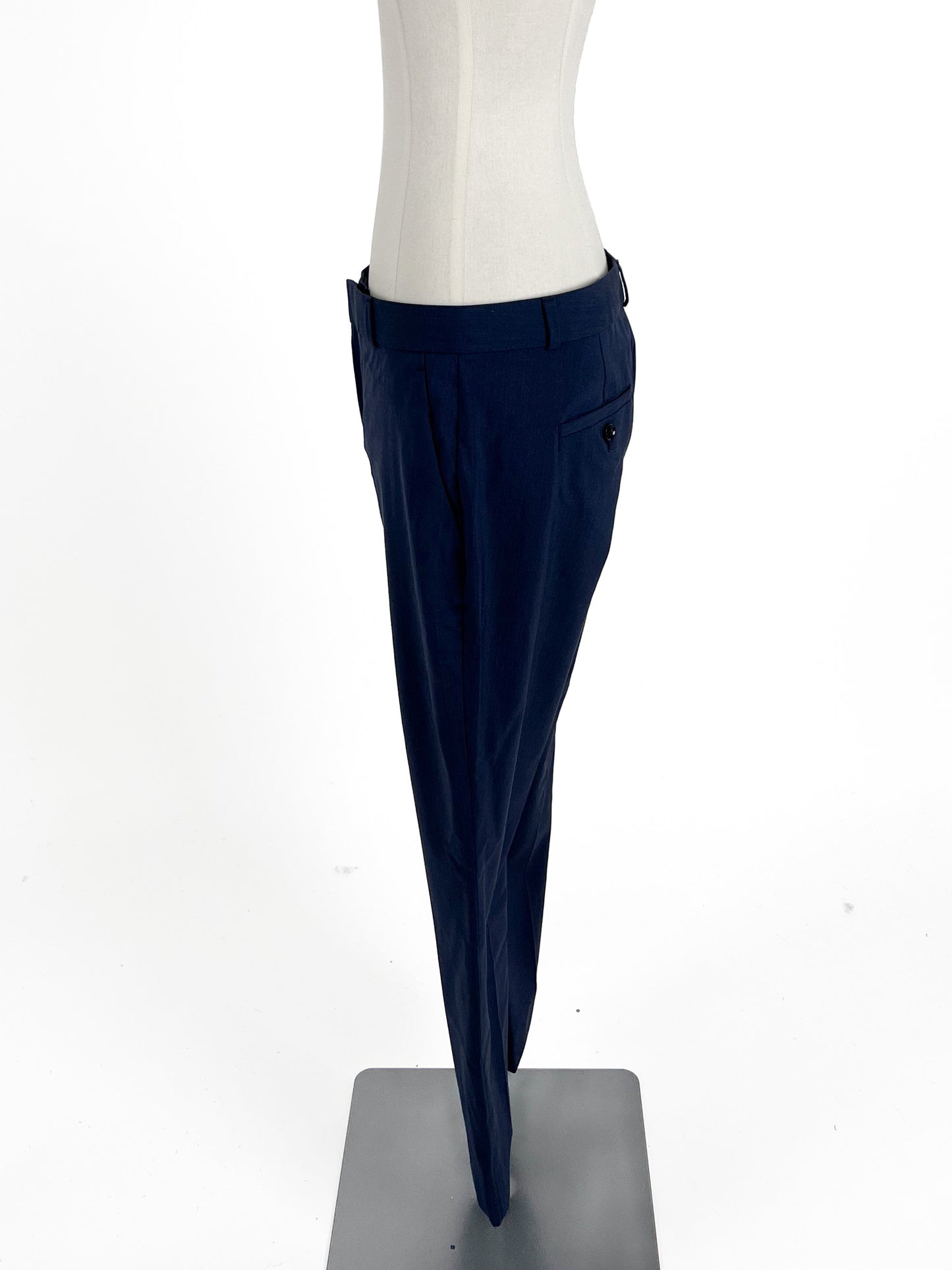 Banana Republic | Navy Low waisted Straight fit Pants | Size 10