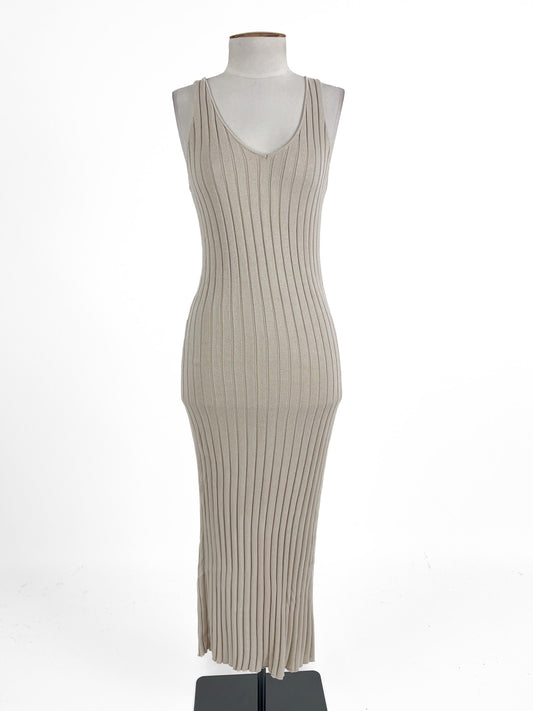 Marlow | Beige Cocktail Dress | Size XS