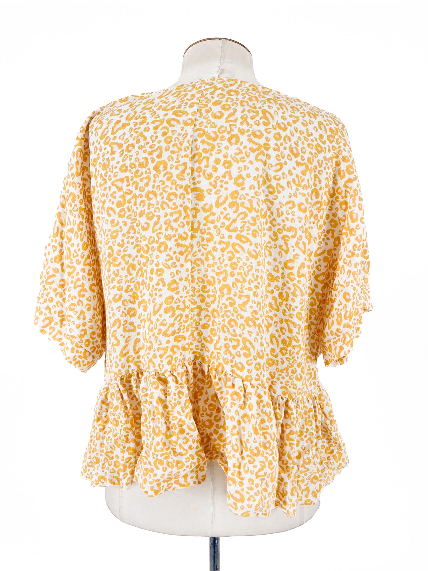 Whistle | Yellow Workwear Top | Size 14