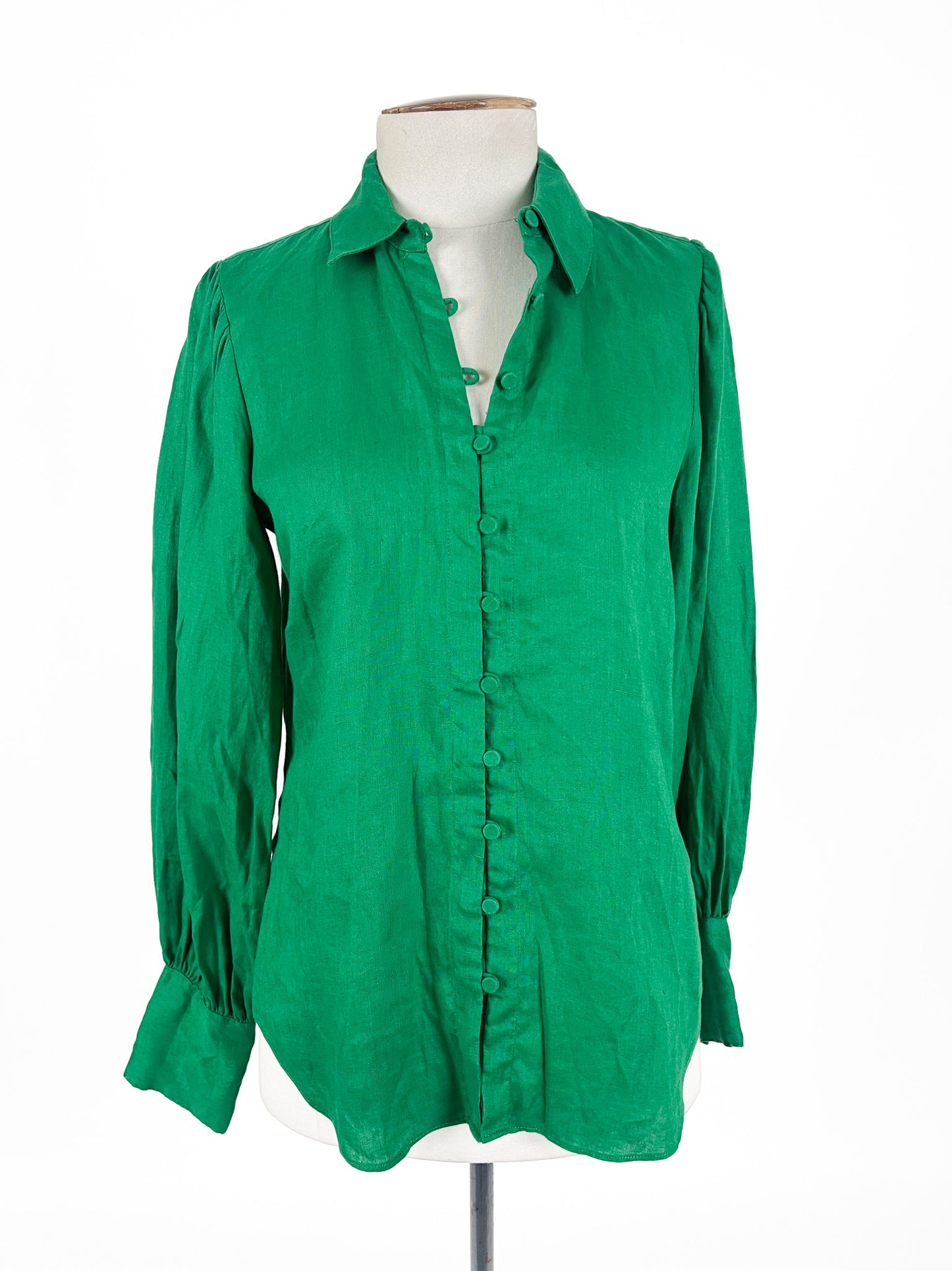 Witchery - Green Blouse (Size 6)