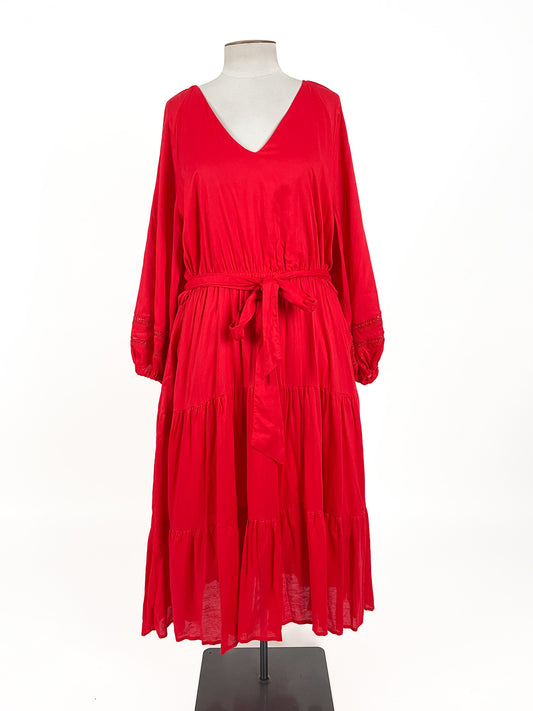 Unknown Brand - Red Midi Dress (Size XXL)