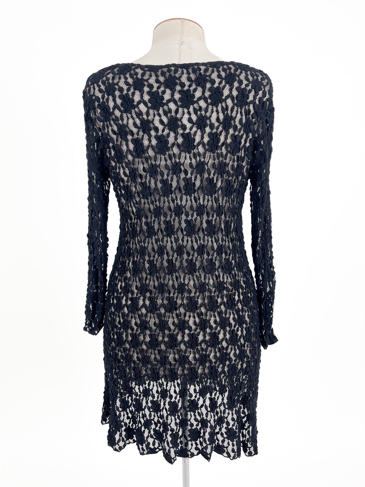 Mela Purdie | Black Cocktail Dress | Size M