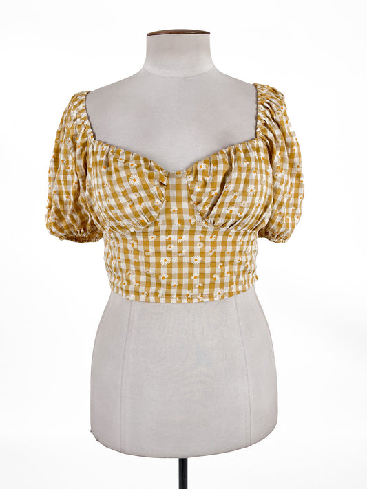Aiyana | Yellow Casual Top | Size 12