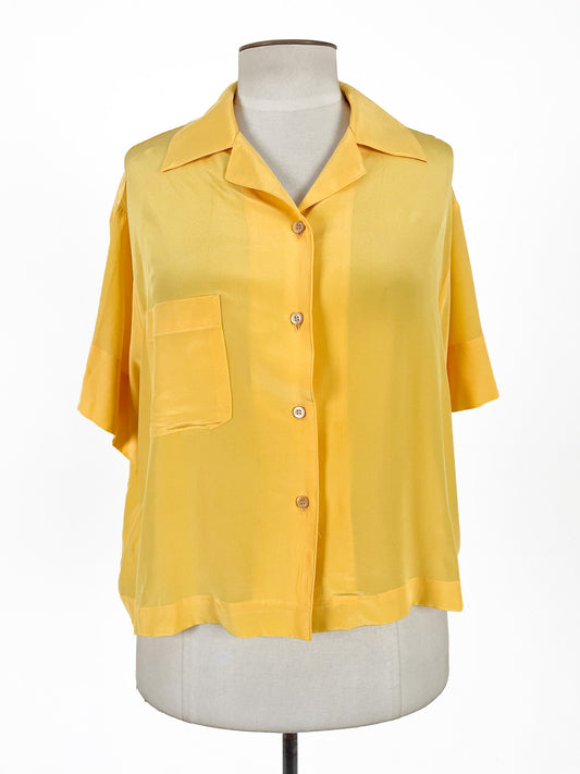 Gregory | Yellow Casual Top | Size M