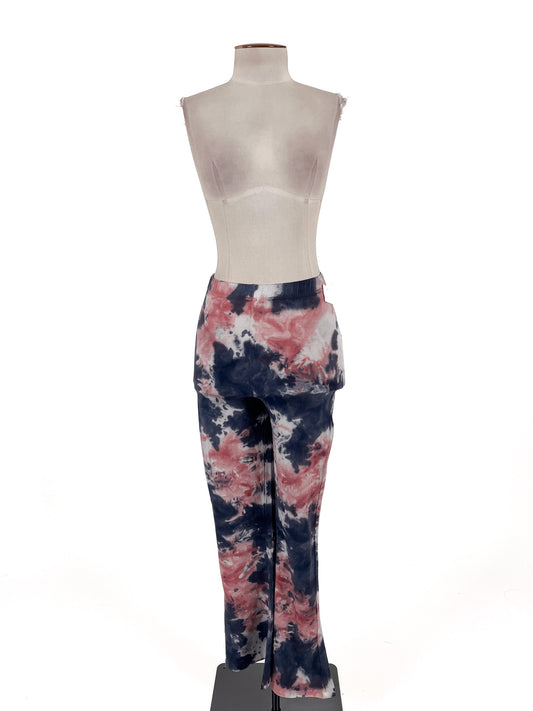 ASOS | Multicoloured Flare Stretchy Pants | Size 8