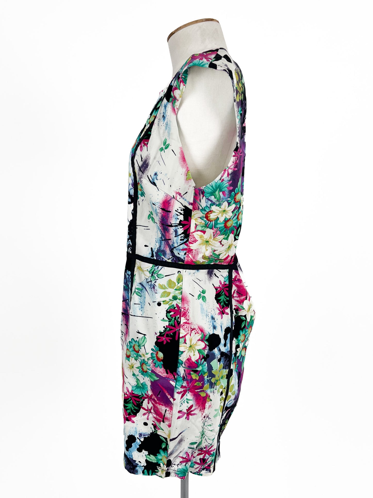 Plume | Multicoloured Cocktail Dress | Size 12