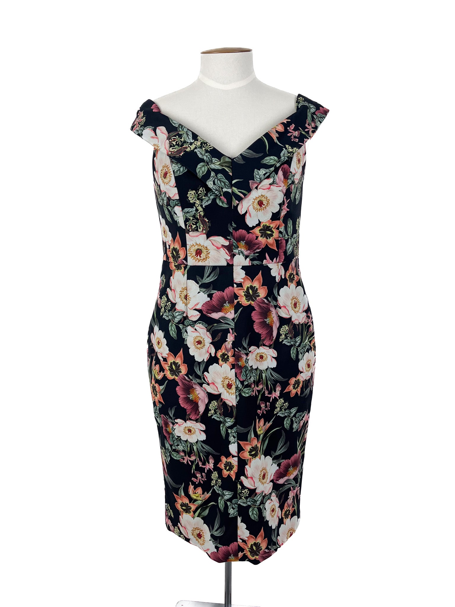 Portmans - Multicoloured Mini Dress (Size 14)