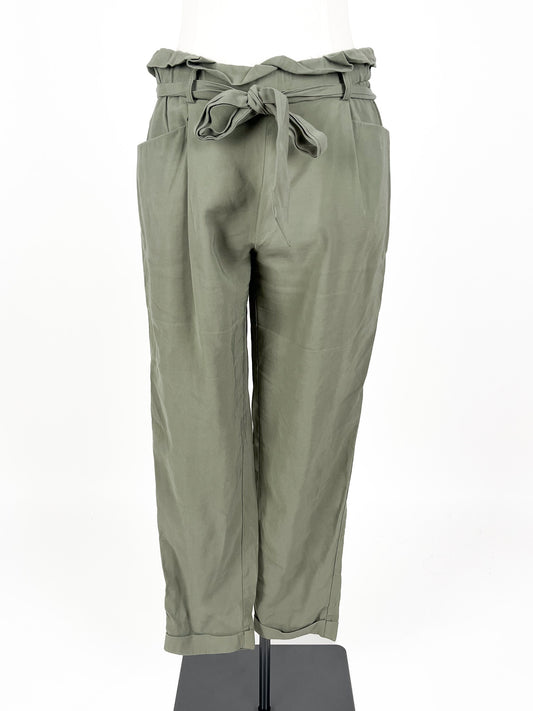 Zara | Green High waisted Pants | Size XS