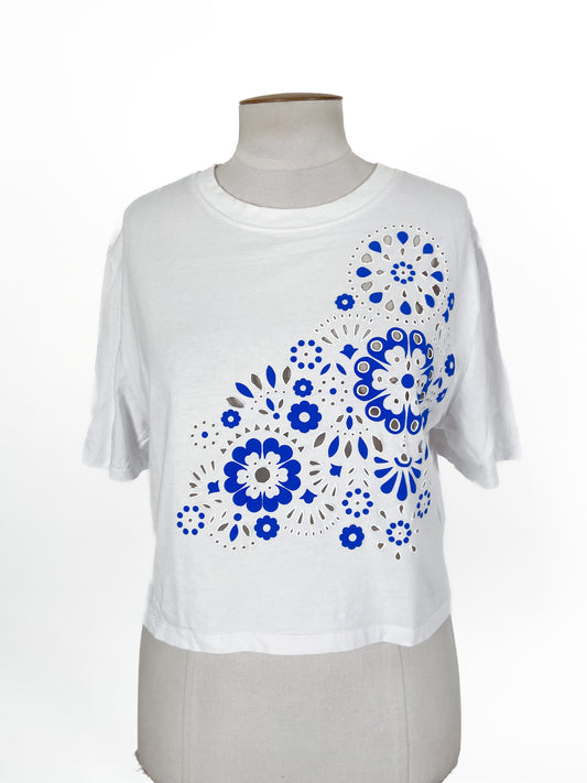 Zara | White Casual Top | Size L