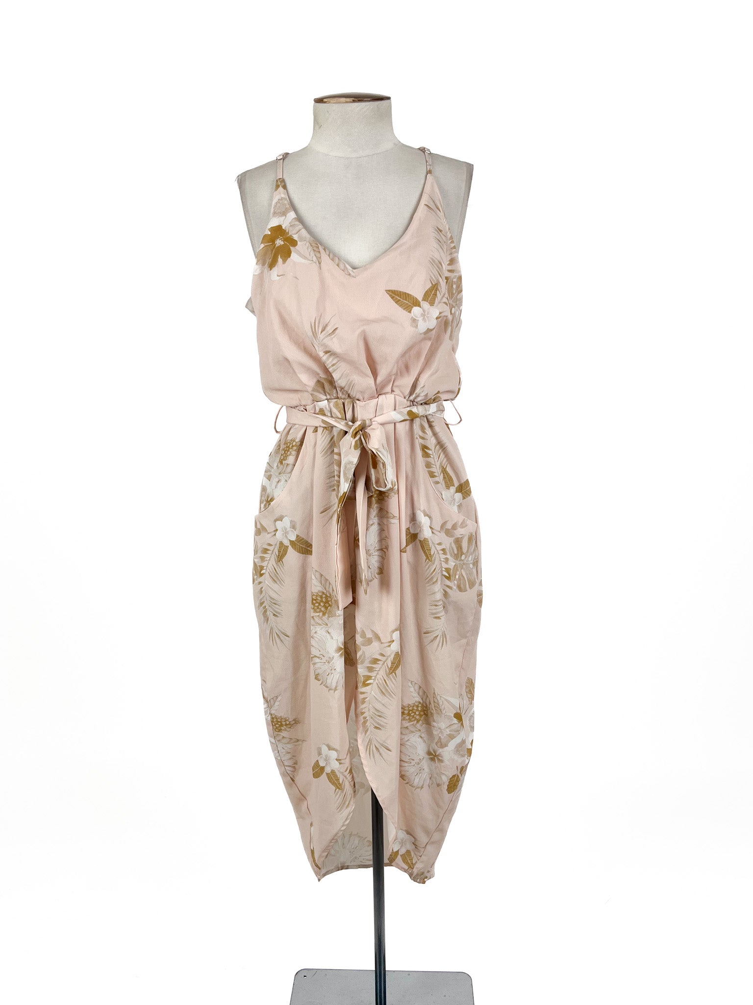 Ebby and I - Pink Midi Dress (Size S)