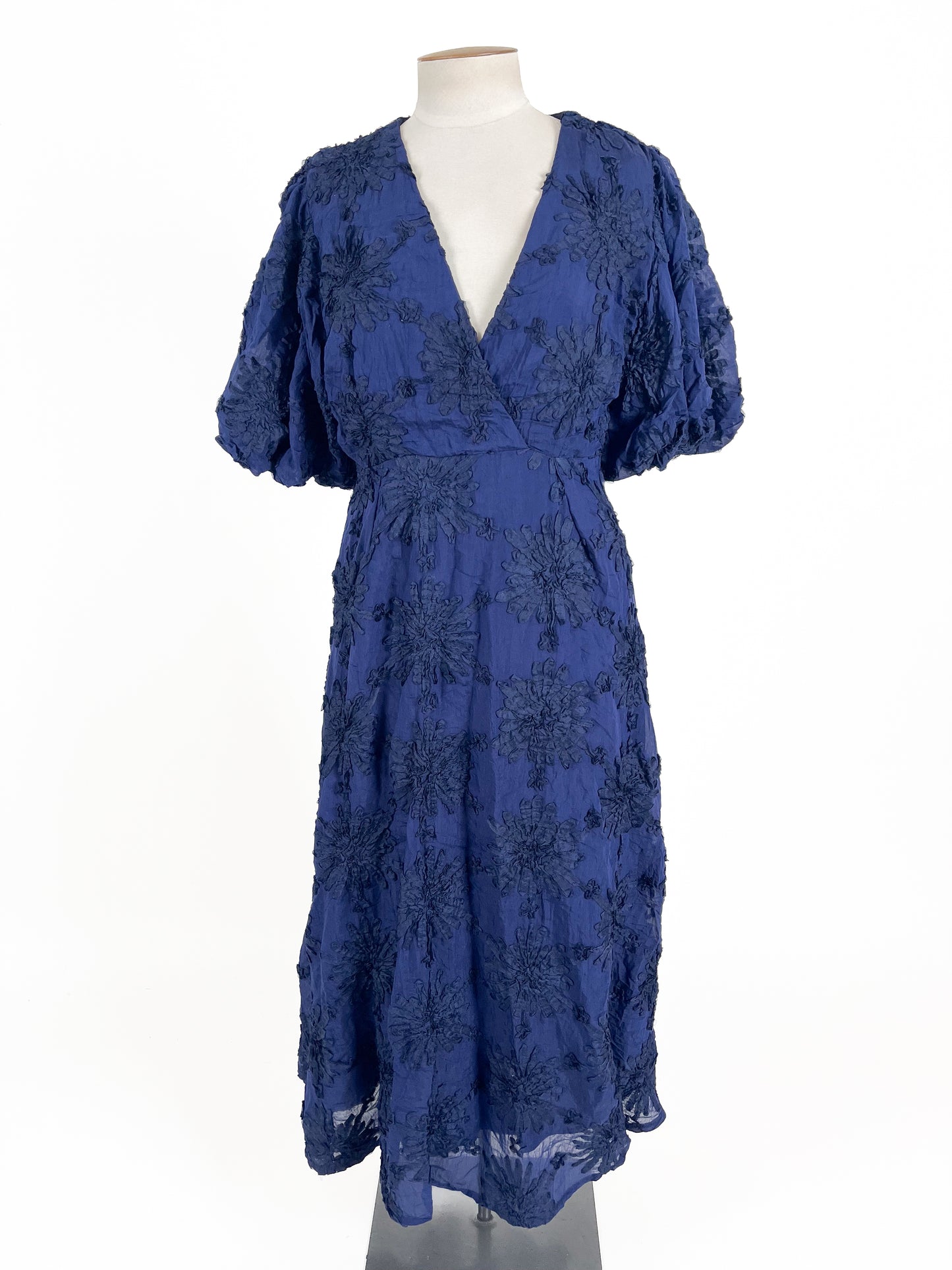 Gingham & Heels | Navy Casual/Cocktail Dress | Size 14