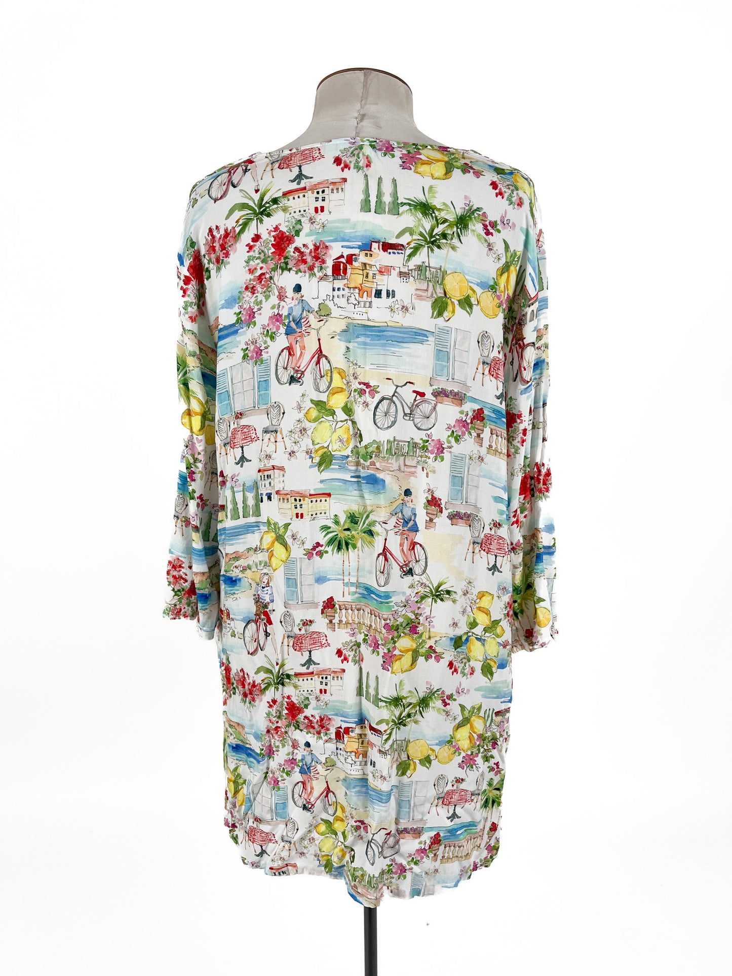 Blue Illusion - Multicoloured Top (Size 18)