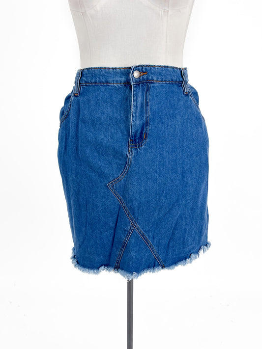 City Chic | Blue Casual Skirt | Size 24
