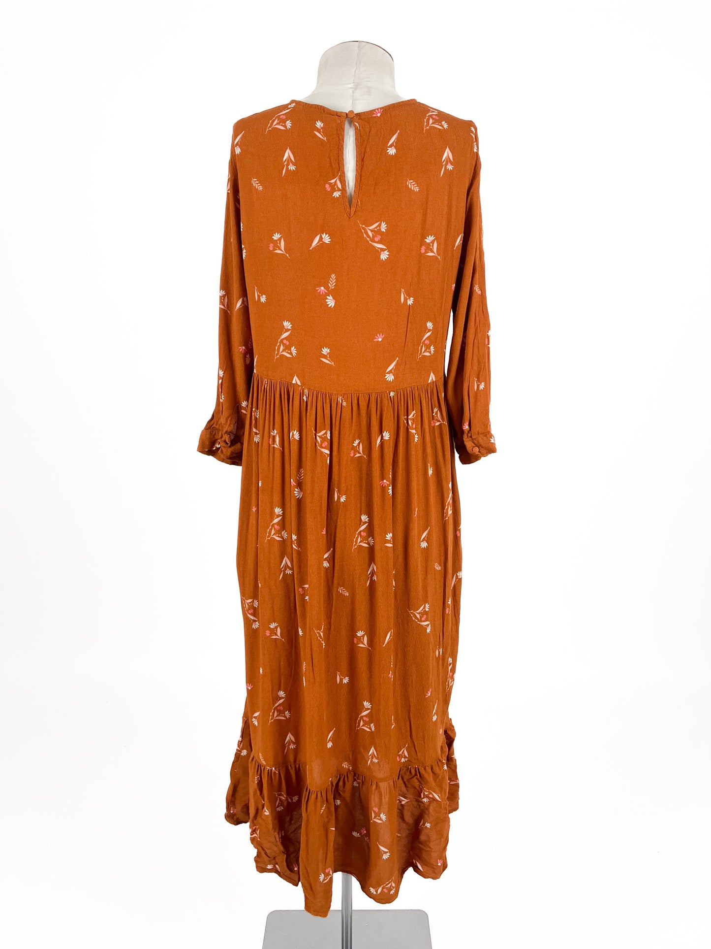 Whistle | Orange Casual Dress | Size 8