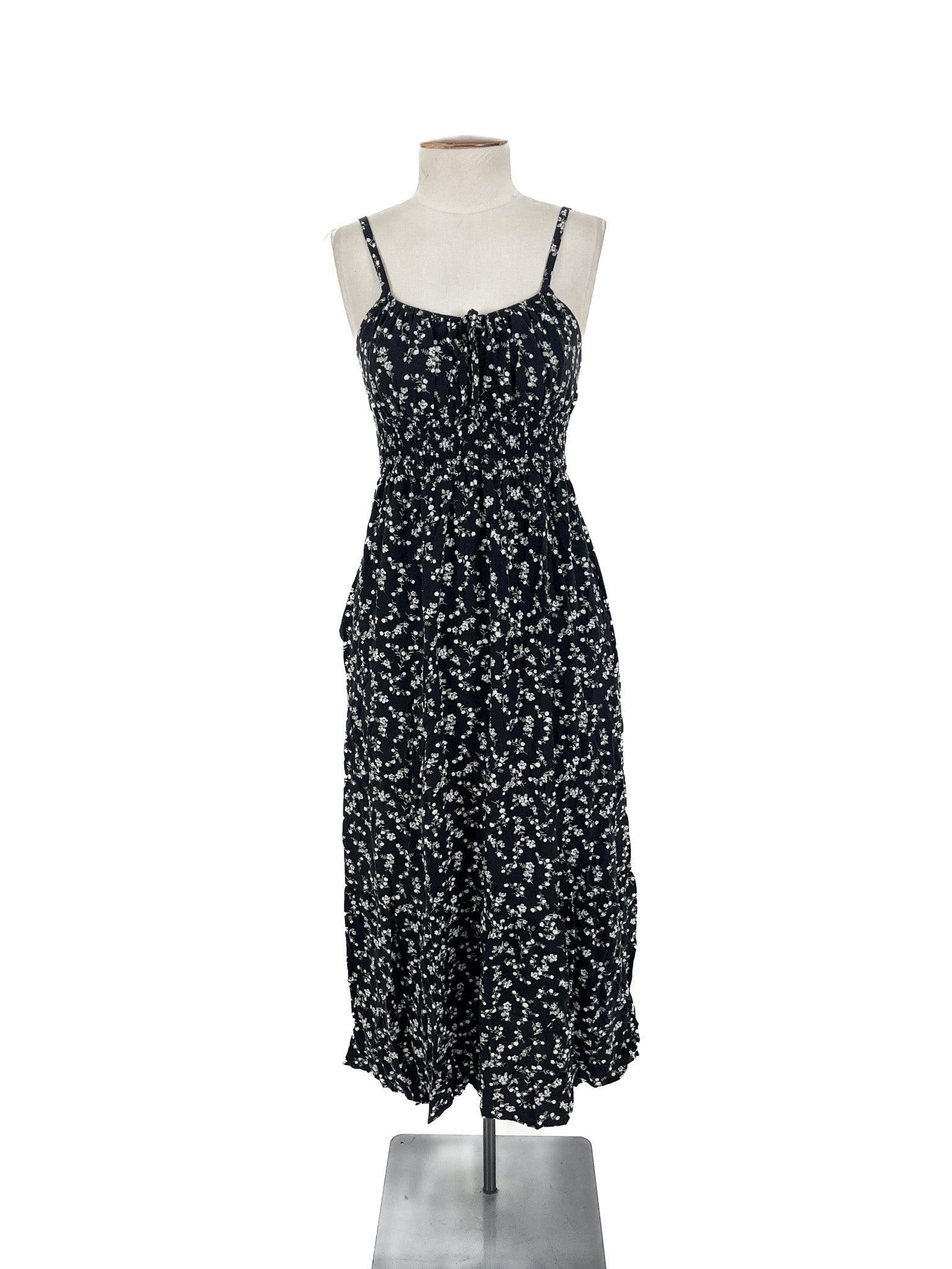 Hollister - Black Midi Dress (Size XS)