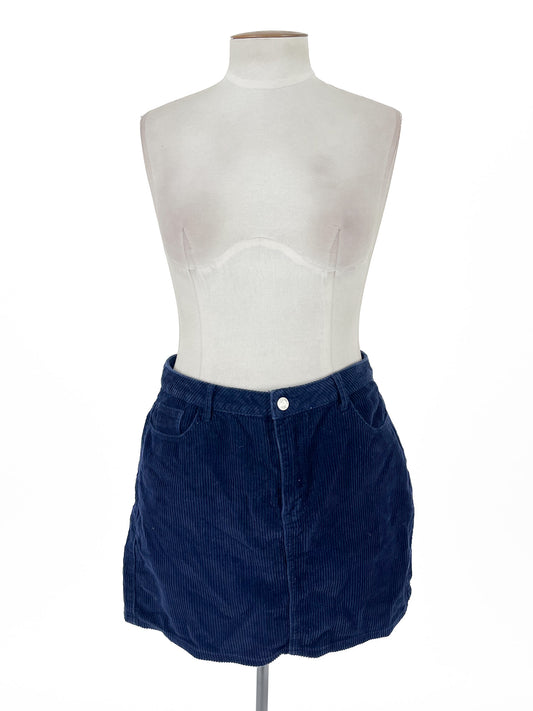 Missguided | Navy Casual Skirt | Size 14